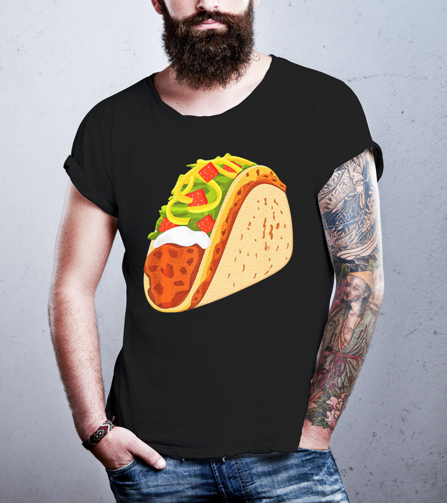 Yummy Taco Funny Mexican Food Lover Cinco T-Shirt