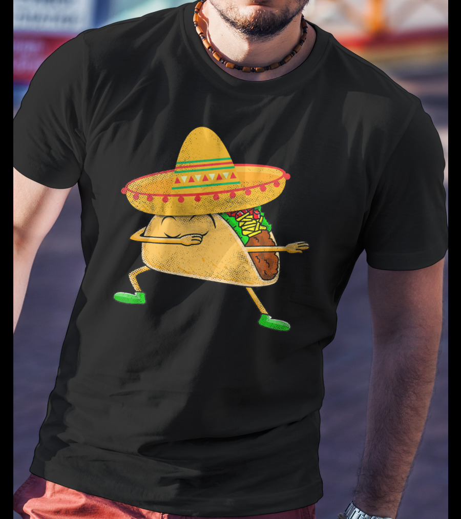 Mexican Sombrero Dabbing Taco T-Shirt