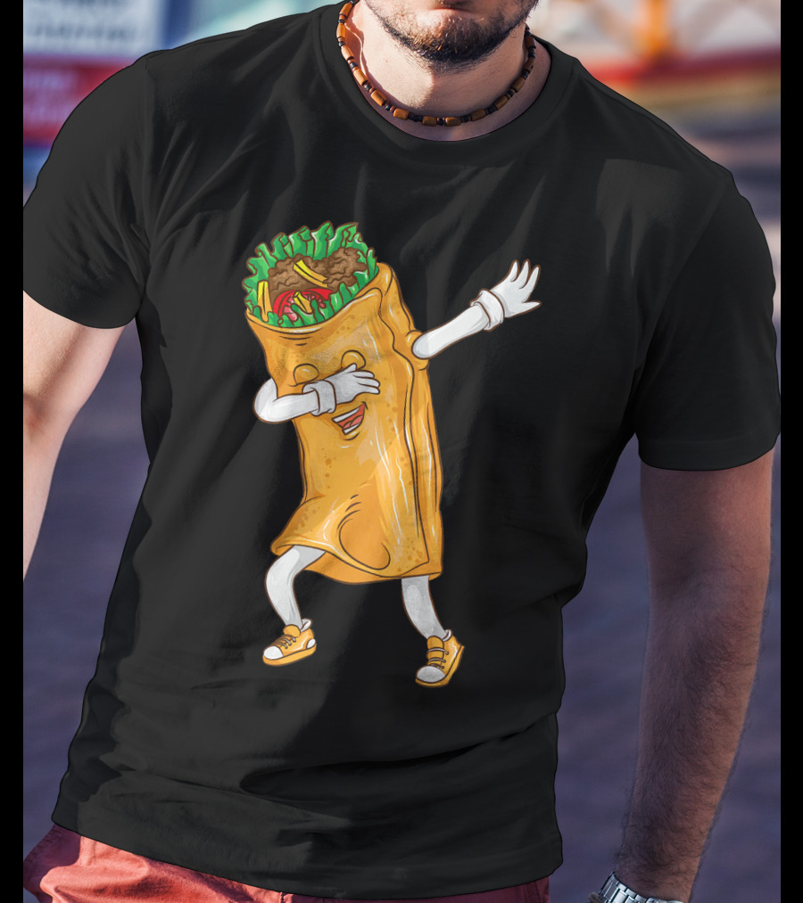 Cinco De Mayo Dabbing Burrito Cool Taco Party T-Shirt