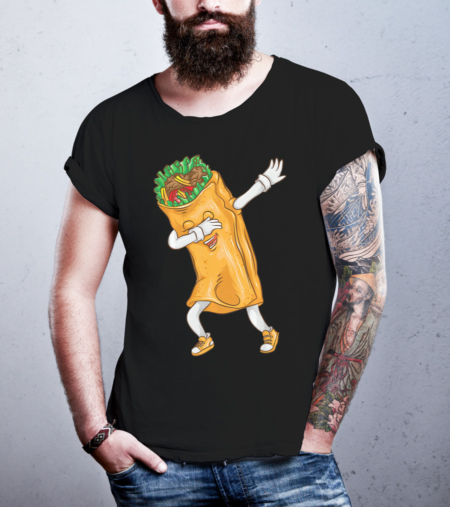 Cinco De Mayo Dabbing Burrito Cool Taco Party T-Shirt