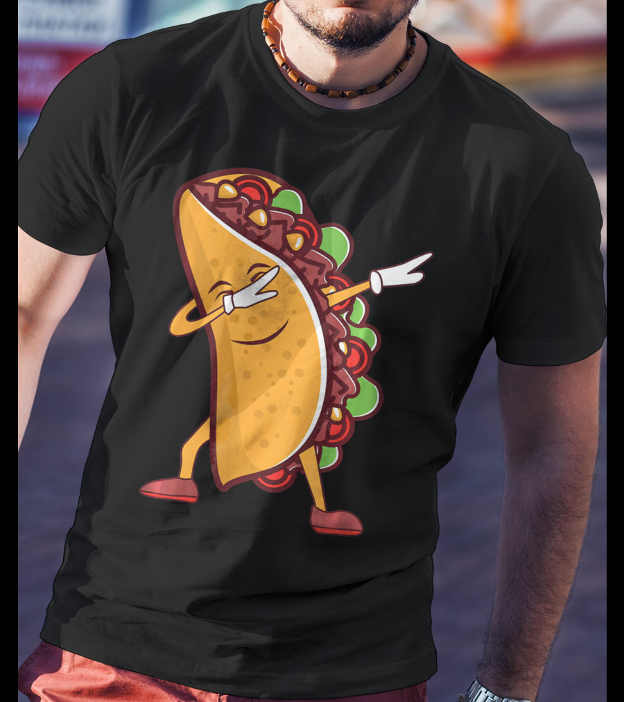 Dabbing Taco Cinco De Mayo Mexican Food T-Shirt