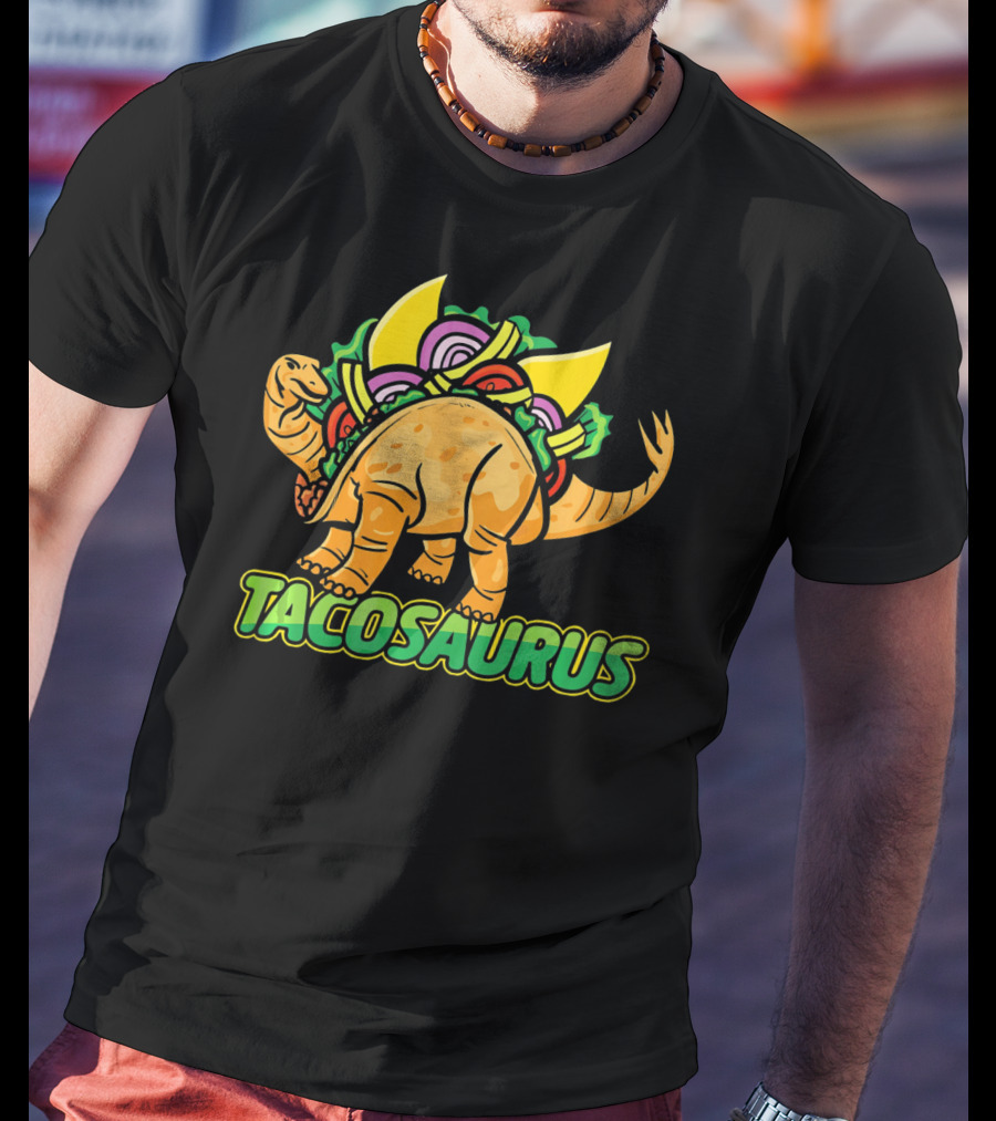 Tacosaurus Dinosaur Taco Cinco De Mayo T-Shirt