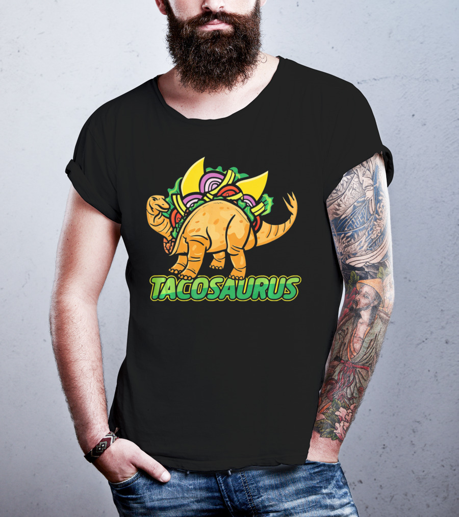 Tacosaurus Dinosaur Taco Cinco De Mayo T-Shirt
