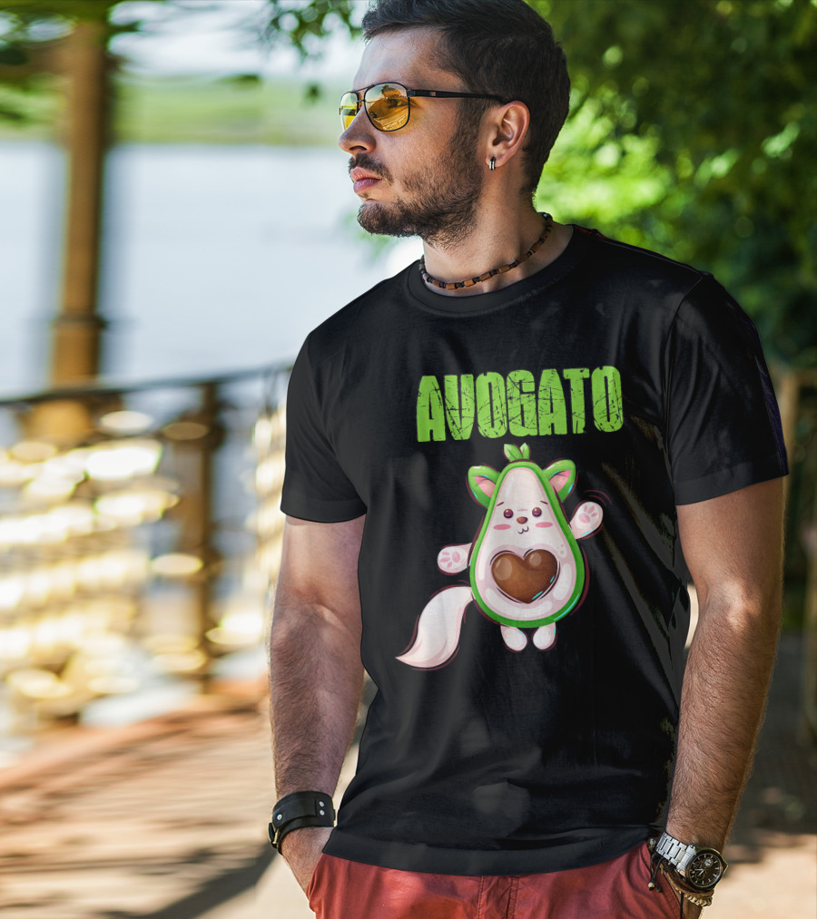 AVOGATO Cinco De Mayo Cat Avocado T-Shirt