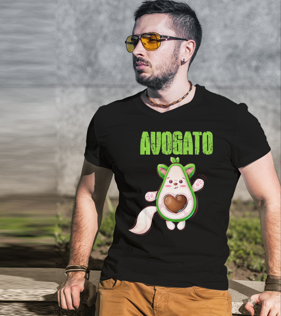 AVOGATO Cinco De Mayo Cat Avocado T-Shirt