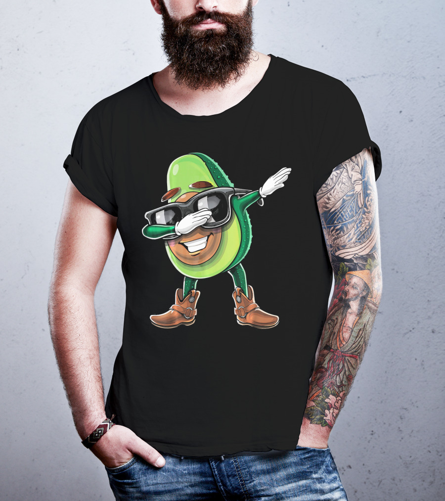 Cinco De Mayo Dabbing Avocado Fiesta Fun T-Shirt