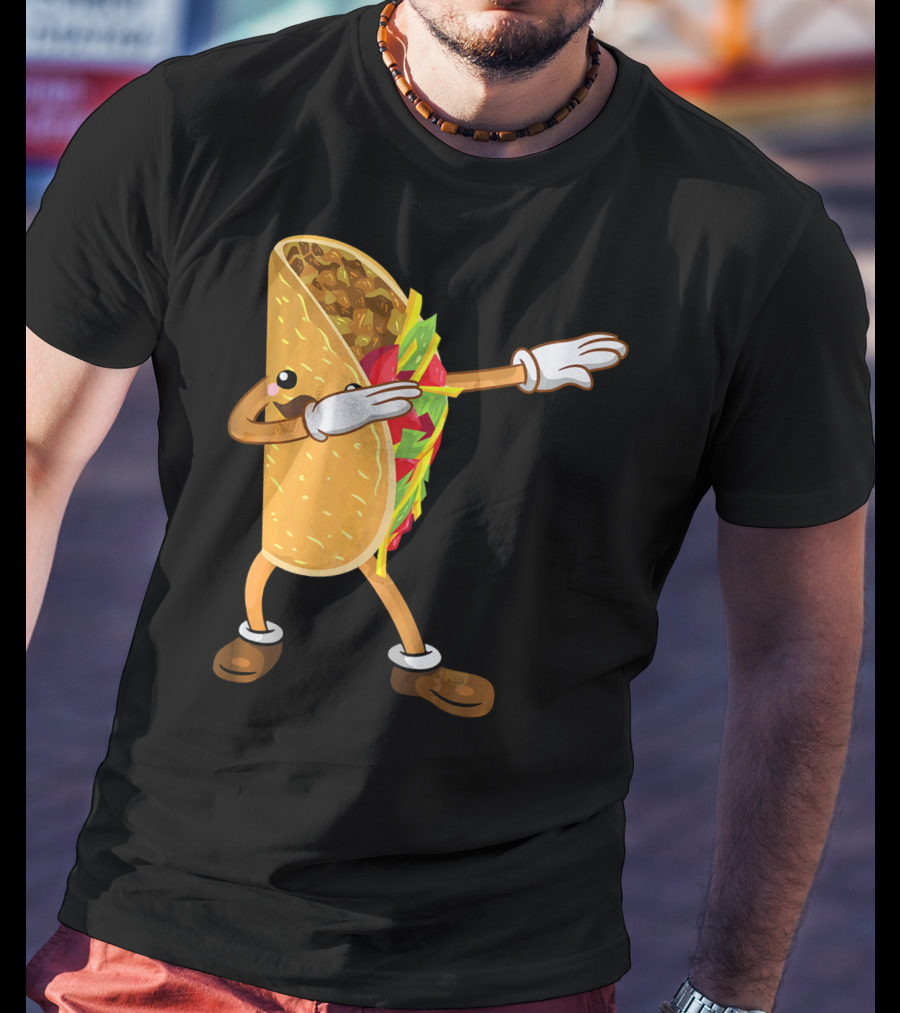 Dabbing Taco Dance Funny Cinco De Mayo T-Shirt