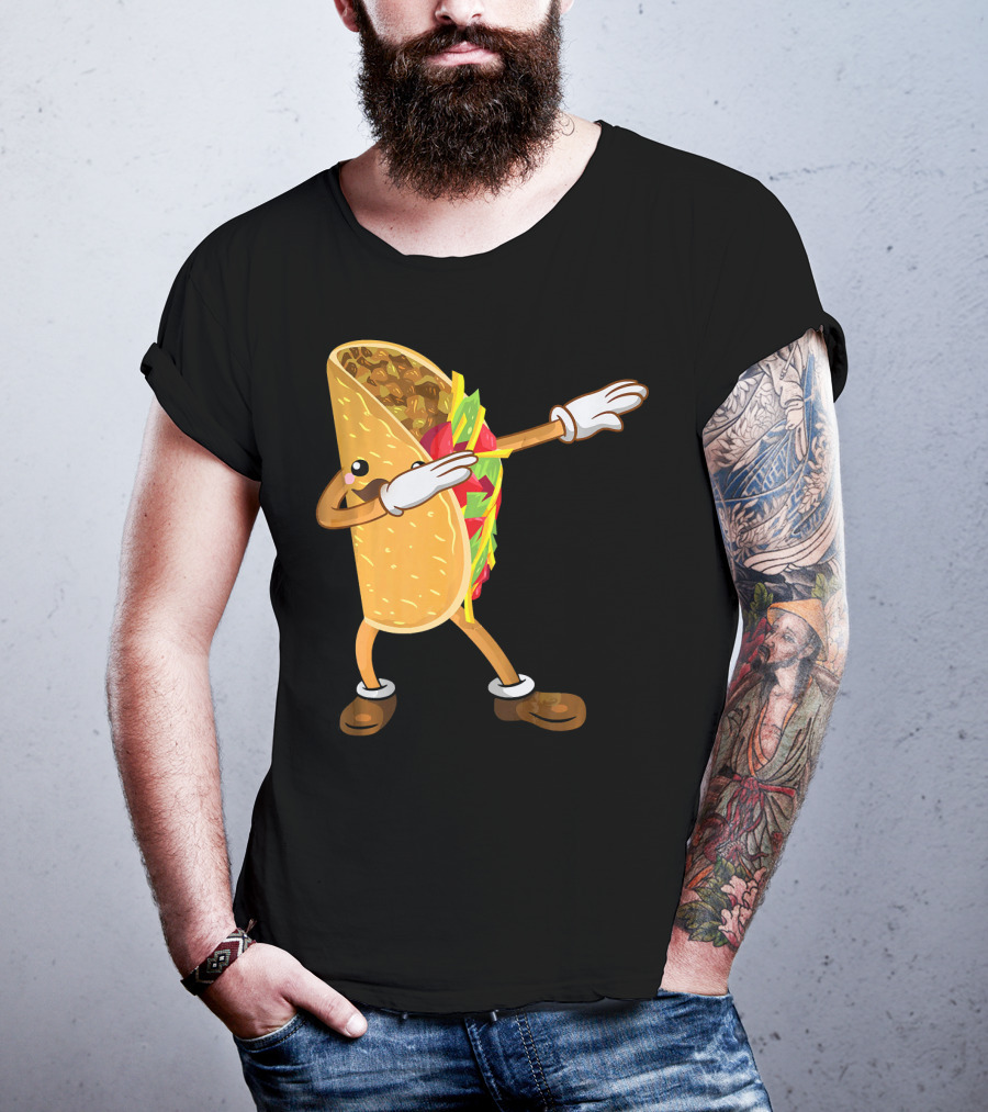 Dabbing Taco Dance Funny Cinco De Mayo T-Shirt