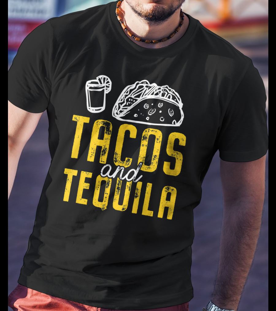 Tacos And Tequila Cinco De Mayo Taco Drink Fiesta T-Shirt