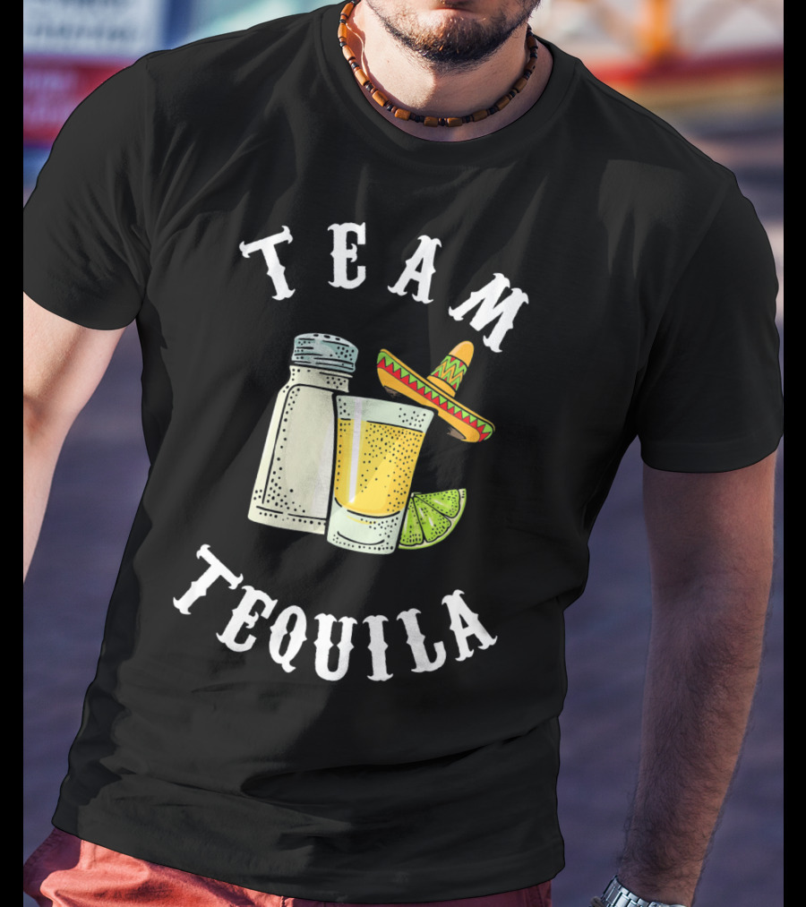 Team Tequila Salt Lime Sombrero Cinco Amigos T-Shirt