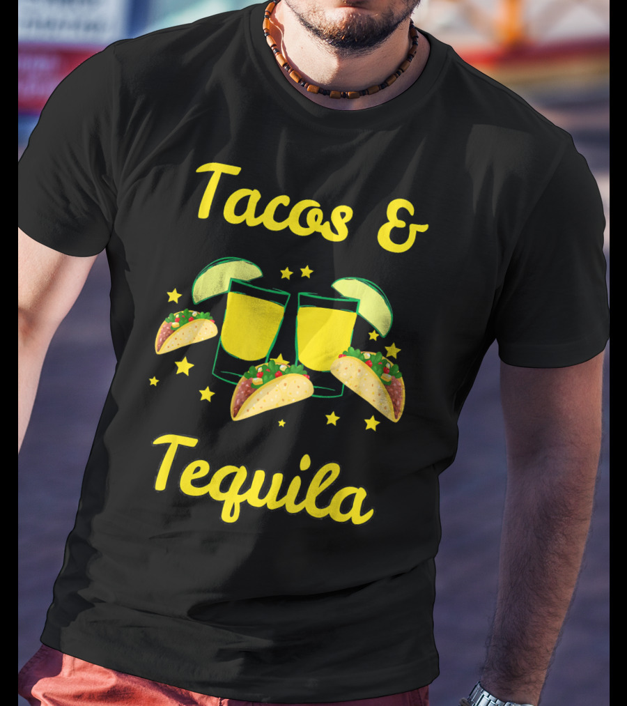 Cinco De Mayo Tacos Tequila Emoji T-Shirt