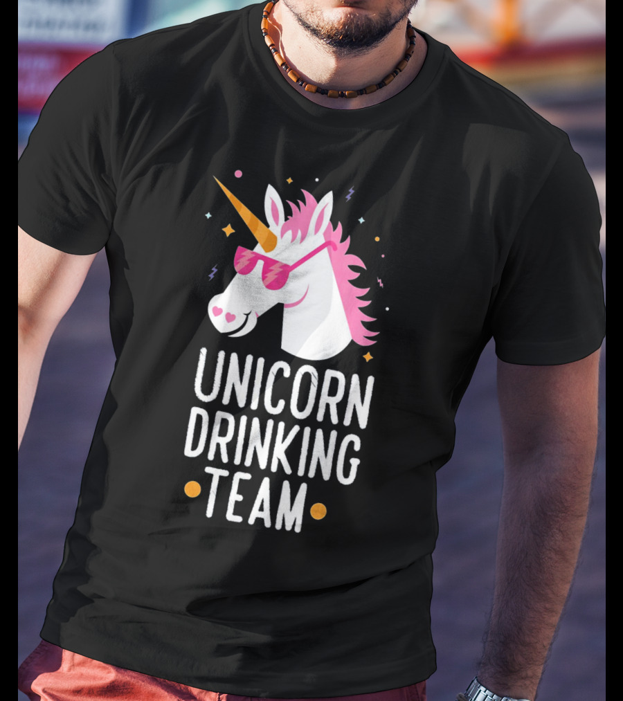 Unicorn Drinking Team Cinco De Mayo Celebration Fun Party Squad T-Shirt