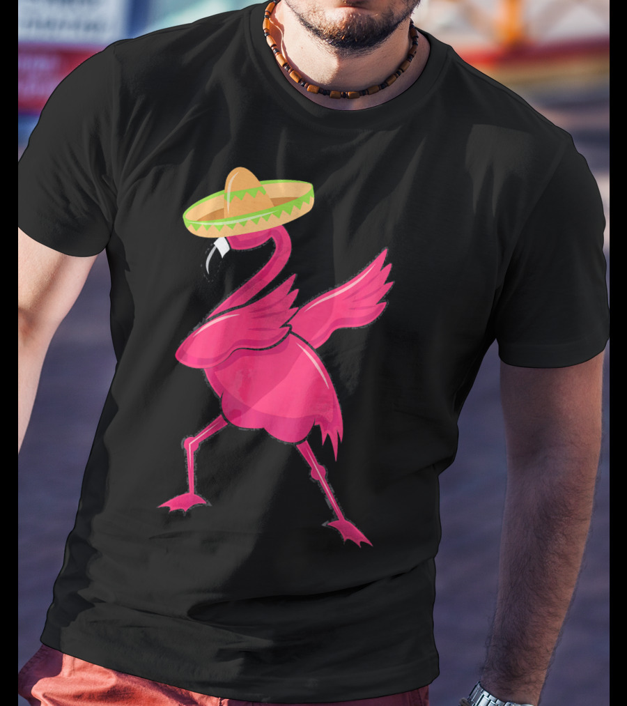 Flamingos De Mayo Cinco De Mayo Sombrero T-Shirt