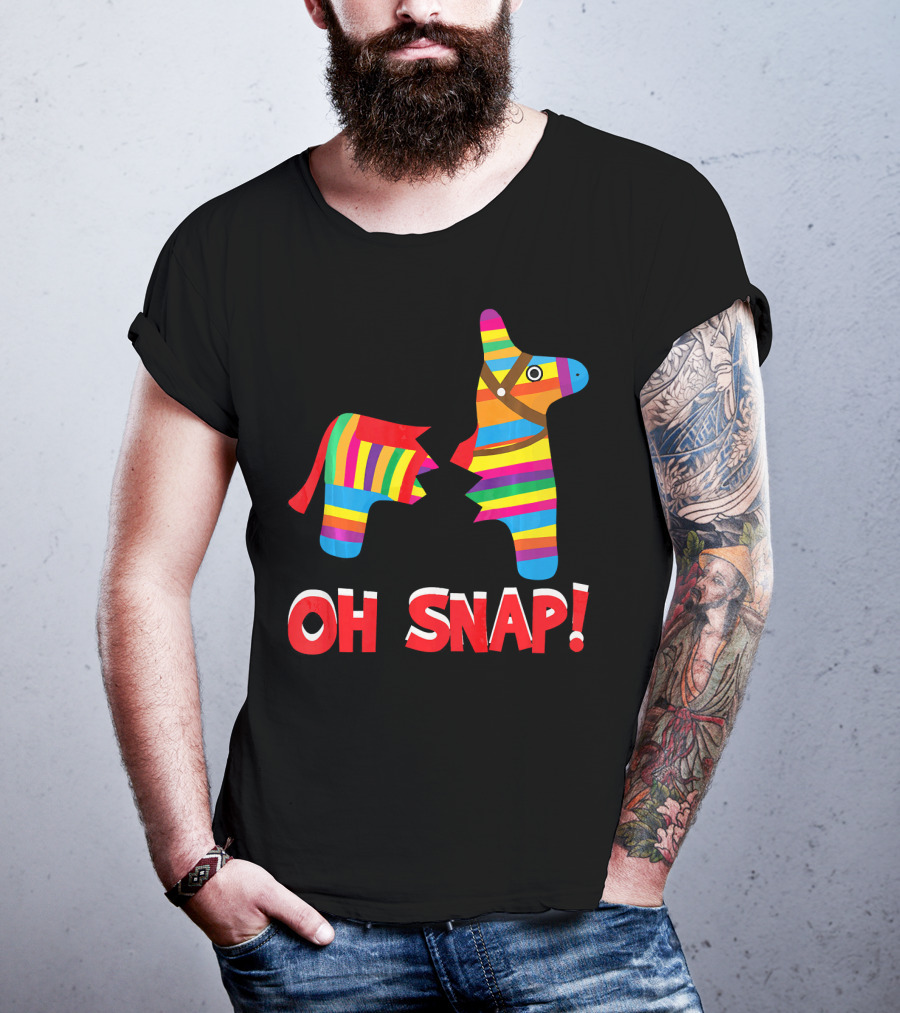 Broken Pinata Oh Snap Funny Cinco De Mayo T-Shirt