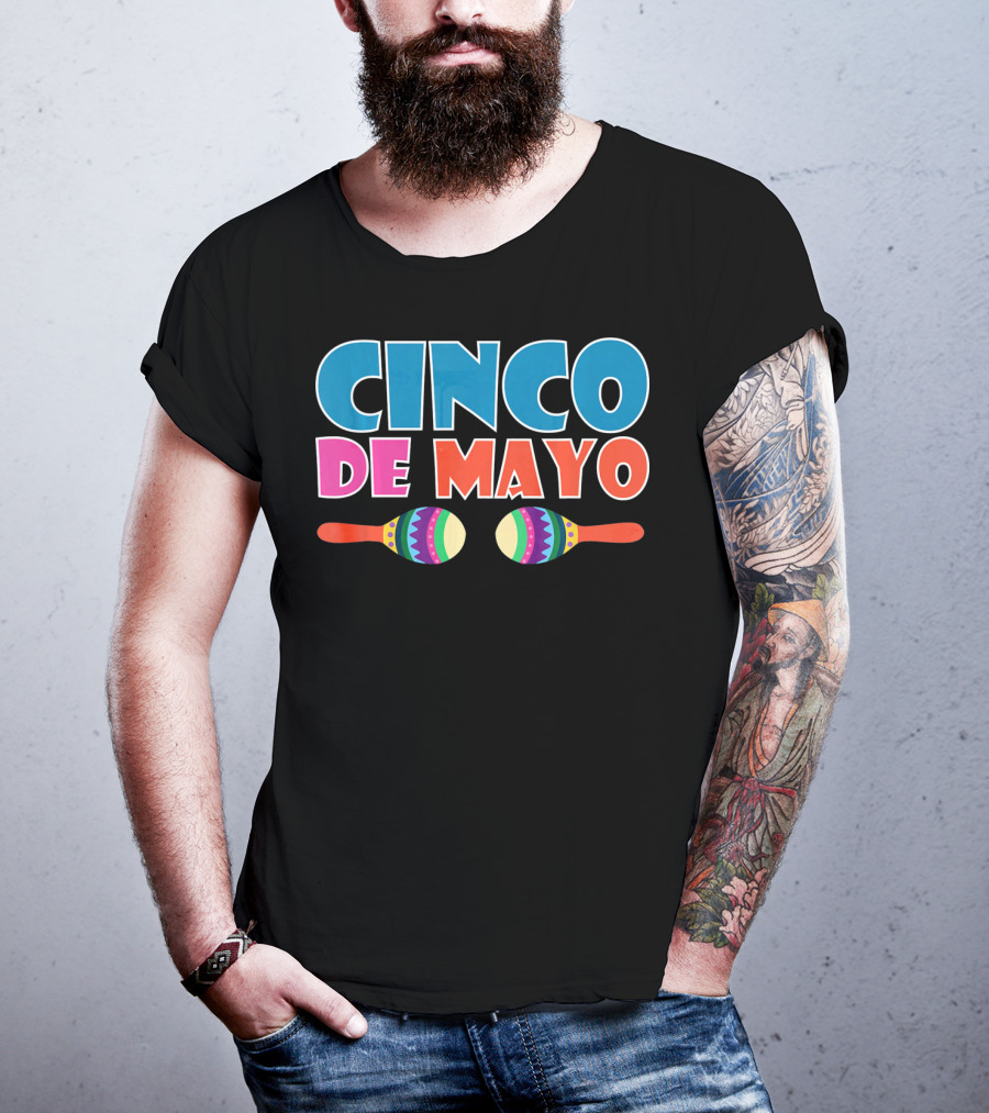 Cinco De Mayo Maracas Celebration Festival T-Shirt