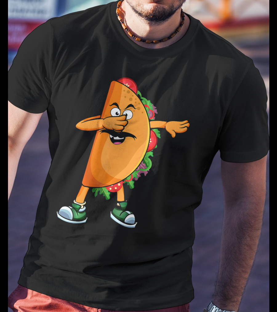 Dabbing Taco Mexican Dab Tacos Salsa Dance Fun T-Shirt