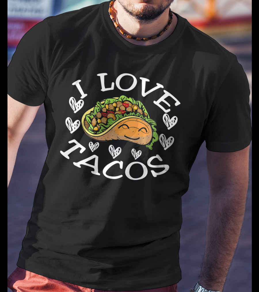I Love Tacos Cinco De Mayo Women Me T-Shirt