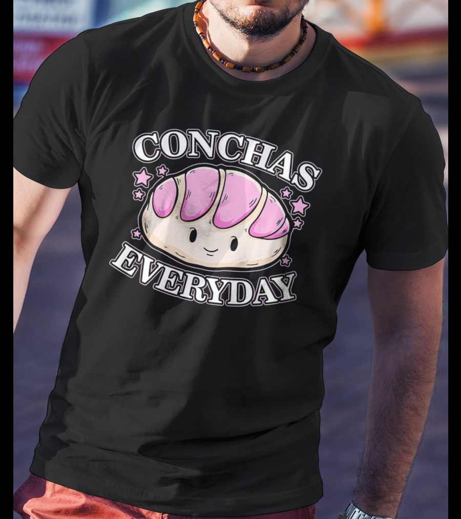 Conchas Everyday Funny Party Cinco De Mayo Mexican Pan Dulce T-Shirt