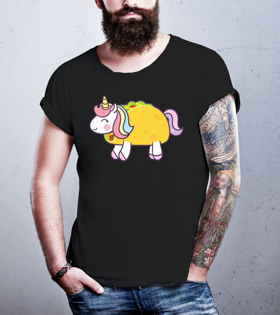 Unicorn Taco Animal Funny Mexican Cinco T-Shirt