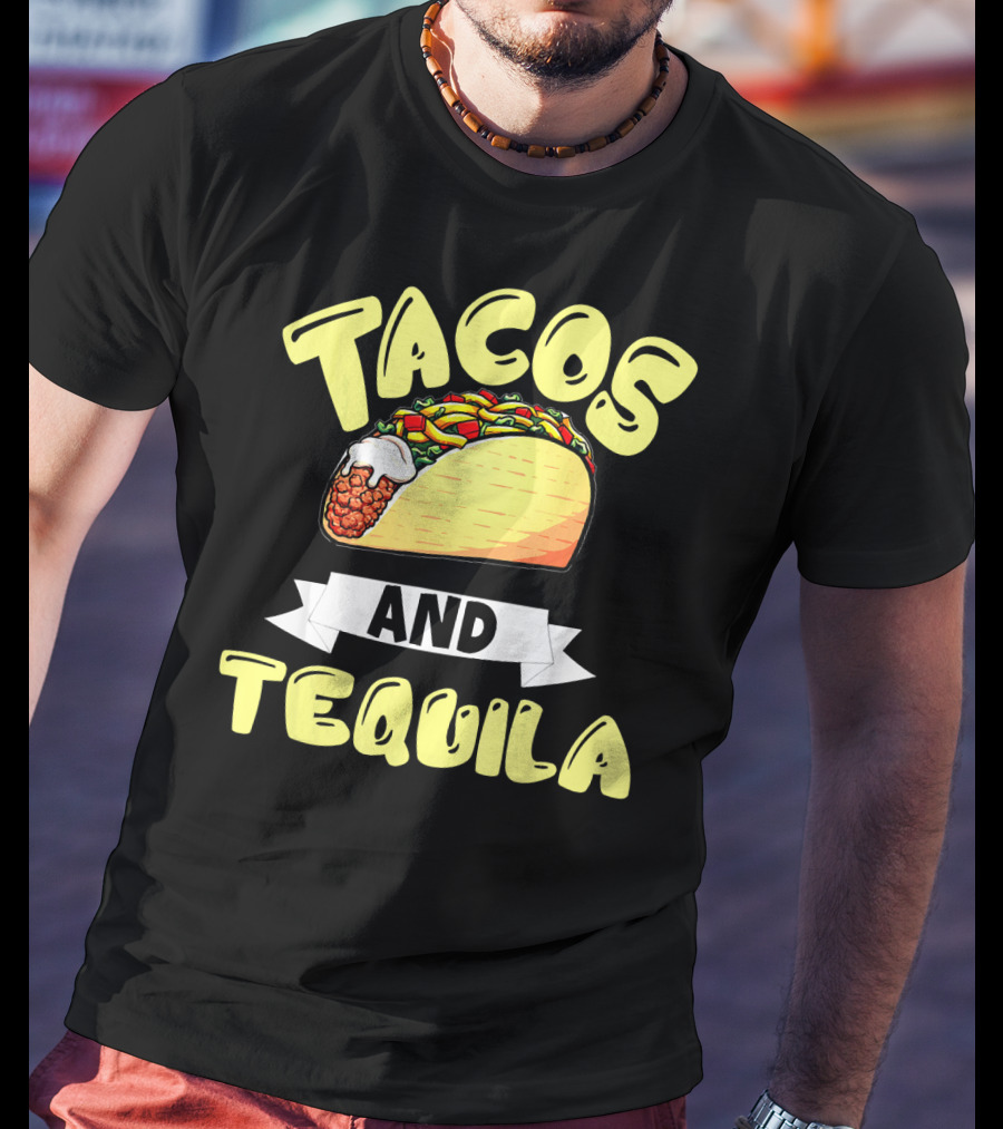Tacos And Tequila Cinco De Mayo Celebration Mexica T-Shirt