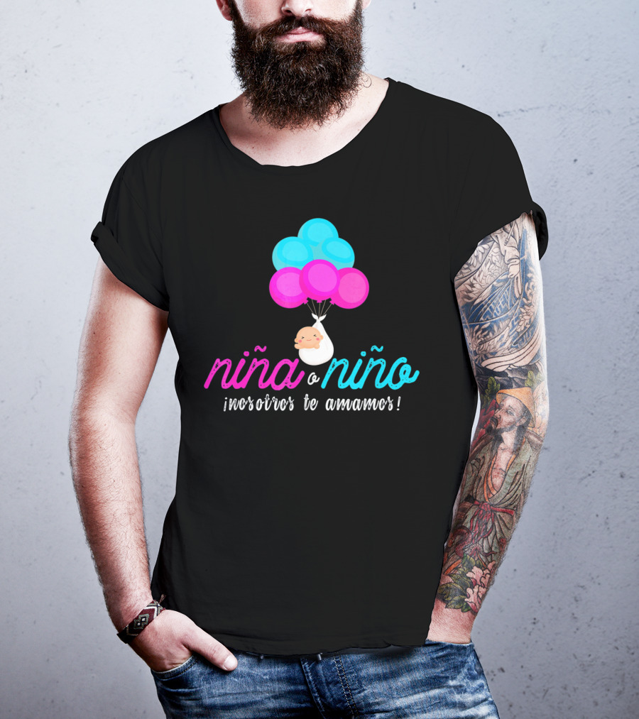 Niña O Niño Nosotros Te Amamos Playera Latino Revelación T-Shirt