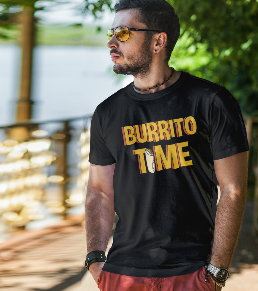 Cinco De Mayo Burrito Time T-Shirt