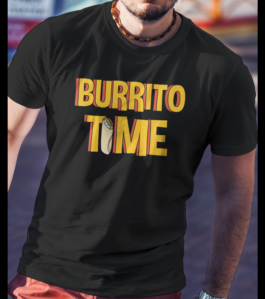 Cinco De Mayo Burrito Time T-Shirt