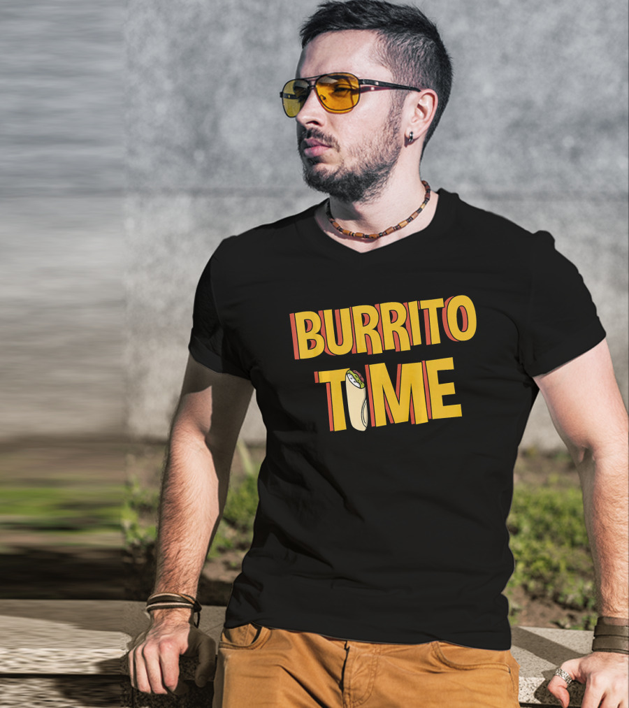Cinco De Mayo Burrito Time T-Shirt
