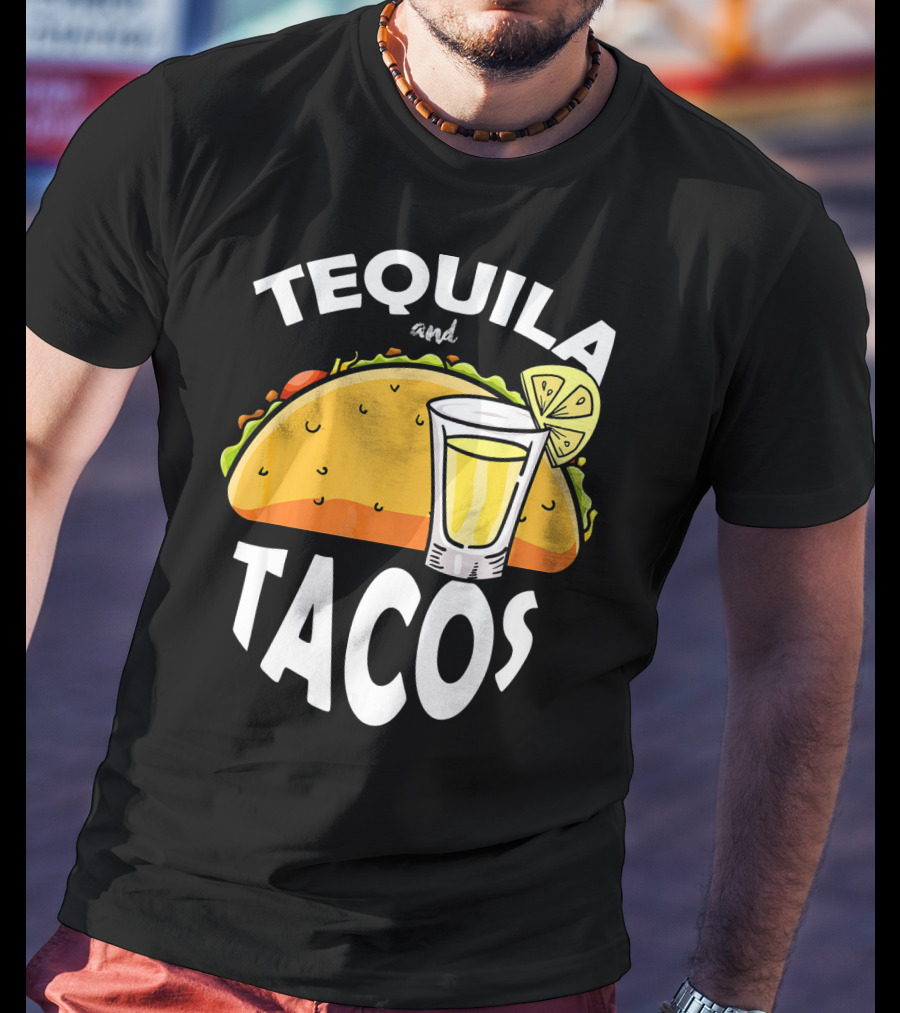 Tequila And Tacos Lime Cinco De Mayo Fiesta T-Shirt