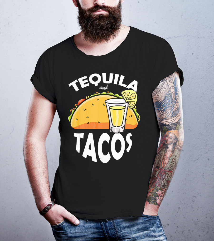 Tequila And Tacos Lime Cinco De Mayo Fiesta T-Shirt