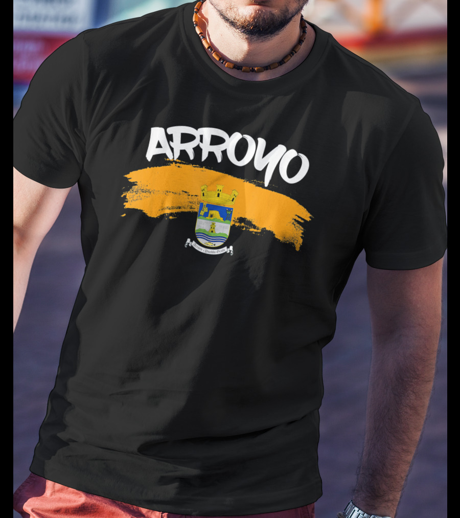 Arroyo Puerto Rico Crest Camisas De Puerto Rico Hecho En Arroyo T-Shirt