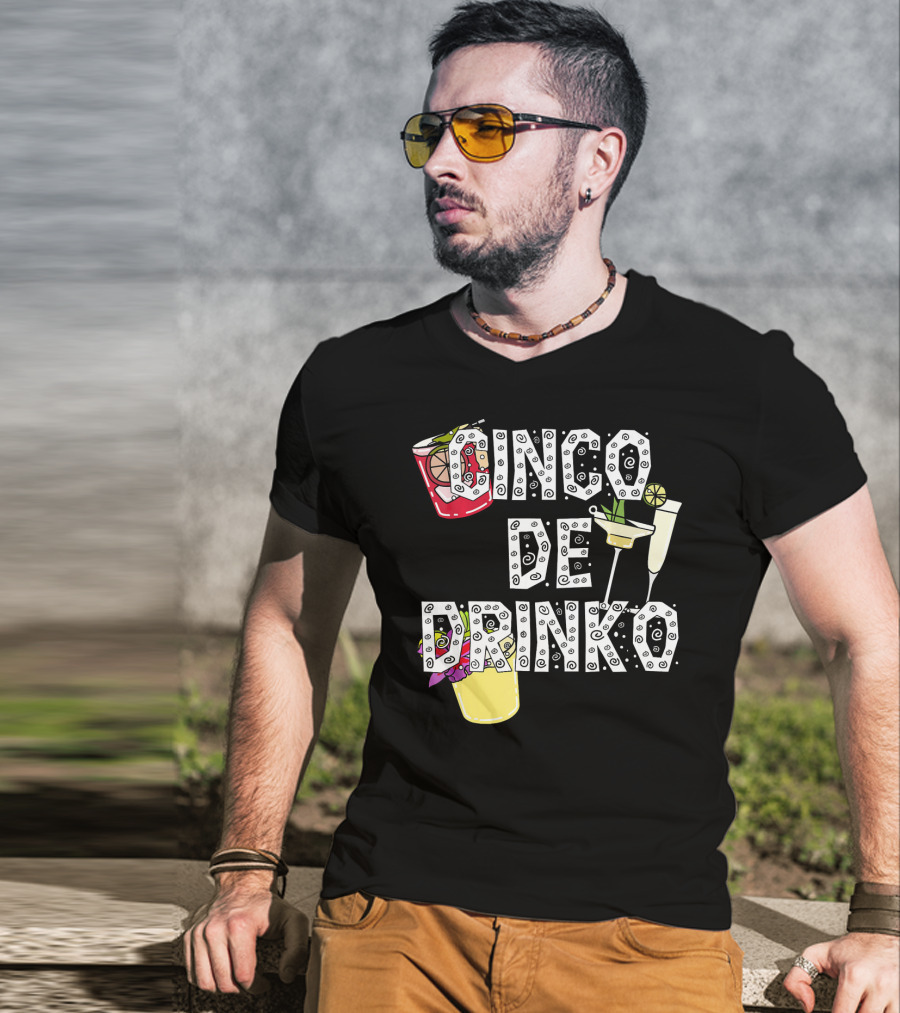 Cinco De Drinko Margarita Cocktail Beer Lover Cinco T-Shirt