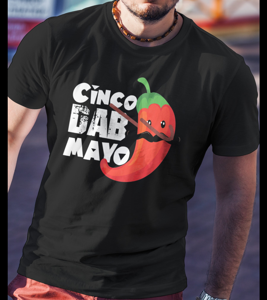 Cinco De Mayo Dab Pepper T-Shirt