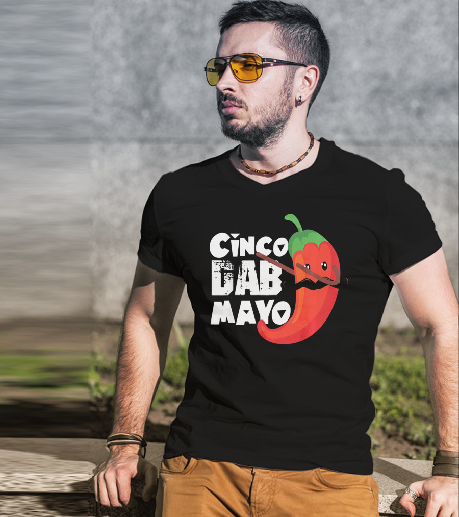 Cinco De Mayo Dab Pepper T-Shirt