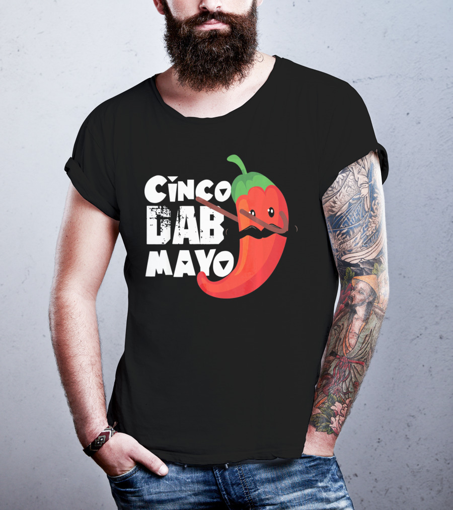 Cinco De Mayo Dab Pepper T-Shirt