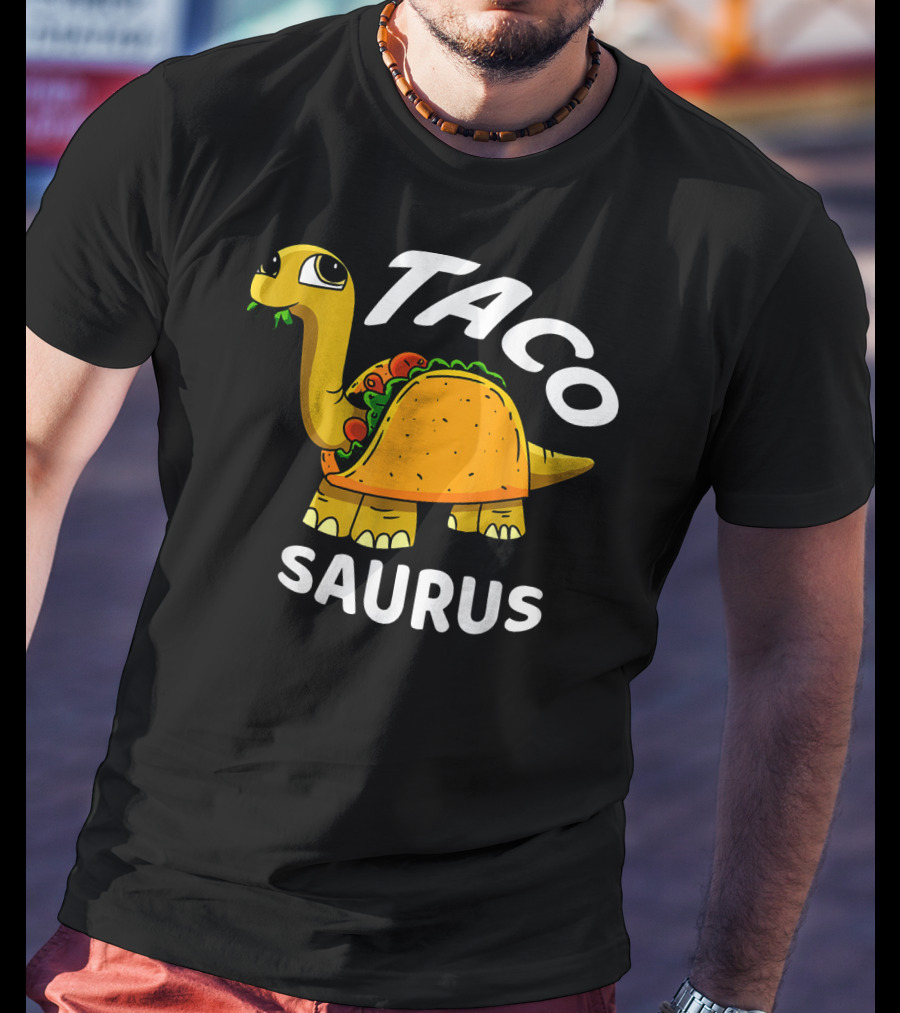 Tacosaurus Dinosaur Humor Cinco De Mayo T-Shirt