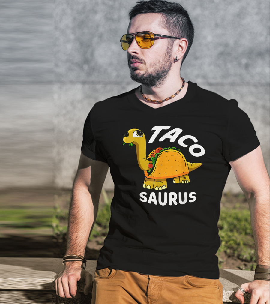 Tacosaurus Dinosaur Humor Cinco De Mayo T-Shirt