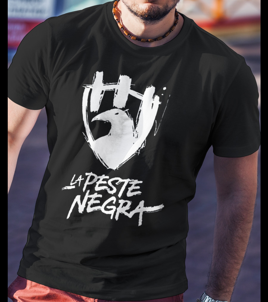 Club De Cuervos La Peste Negra Logo Shield T-Shirt