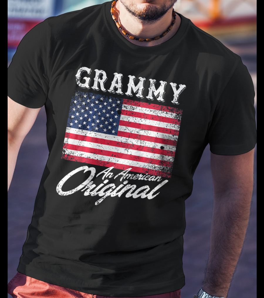 GRAMMY An American Original With USA Flag T-Shirt