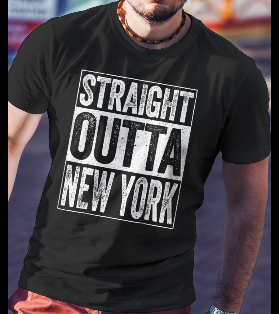 Straight Outta New York Patrioti T-Shirt