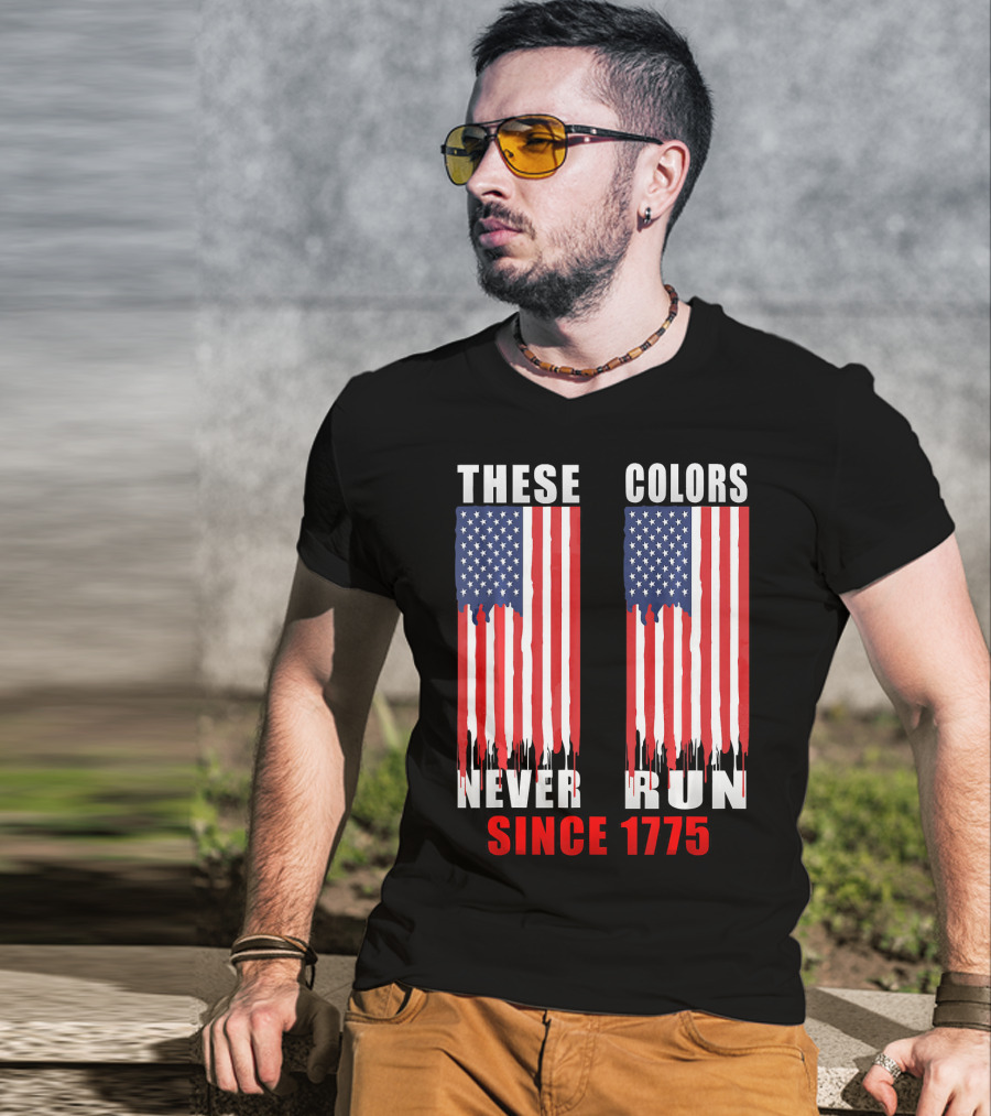 These Colors Never Run Since 1775 US Army Birthday T-Shirt