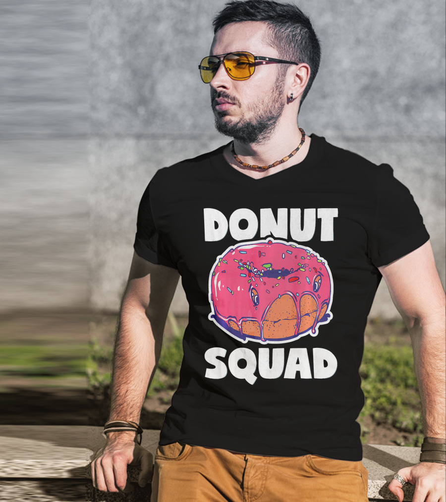Donut Squad Vintage Baked Fried Cake Don Sprinkles T-Shirt