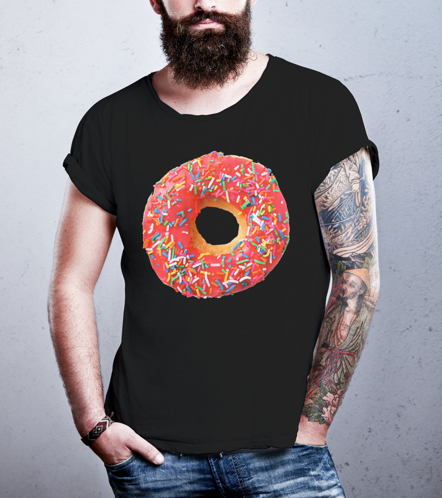 Sprinkles Donut For The Donuts Lover Gla With Colorful Toppings T-Shirt