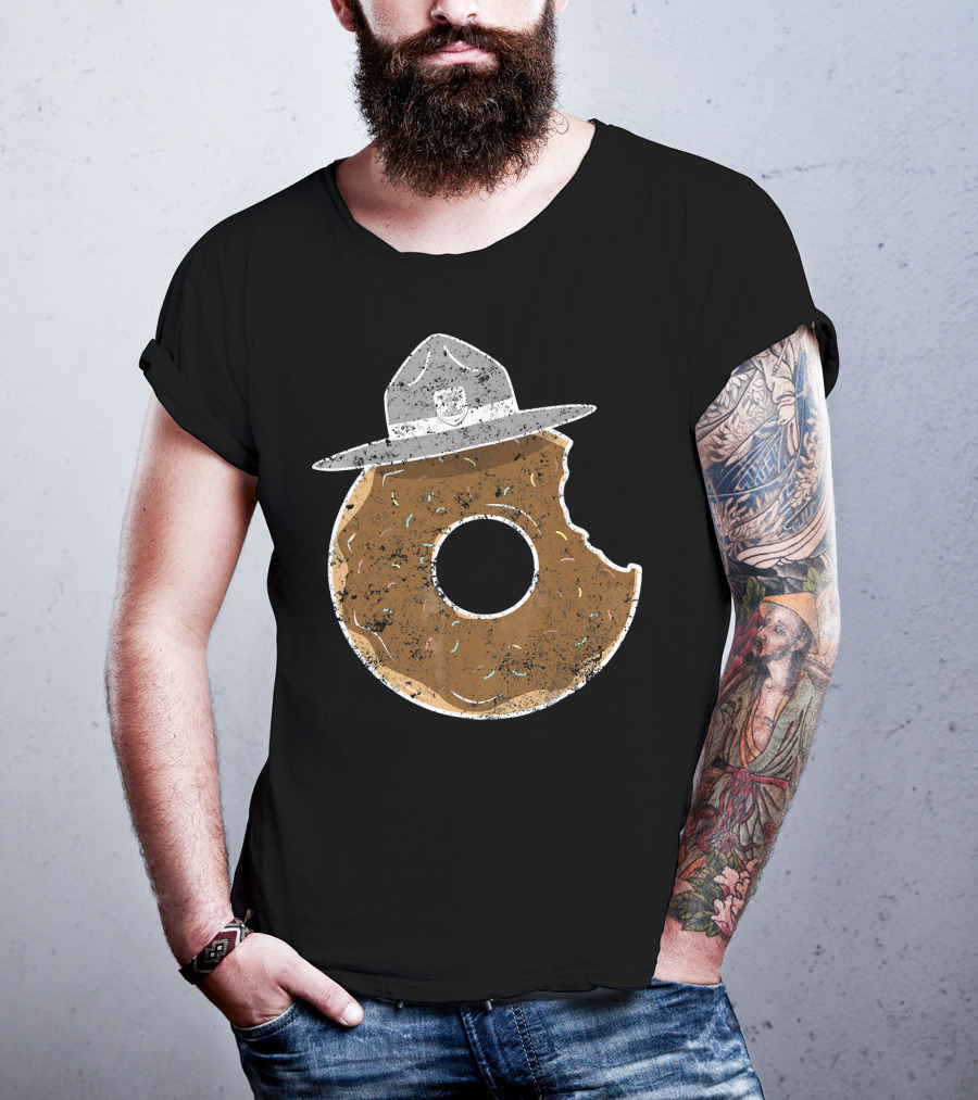 Police Donut State Police State Hat T-Shirt