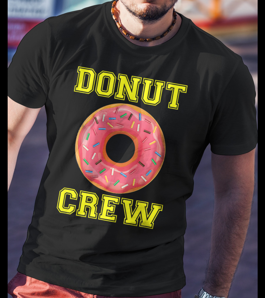 Donut Crew Fun Birthday Party Group T-Shirt