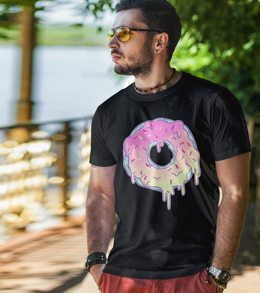 Dripping Pastel Donut Aesthetic Got T-Shirt