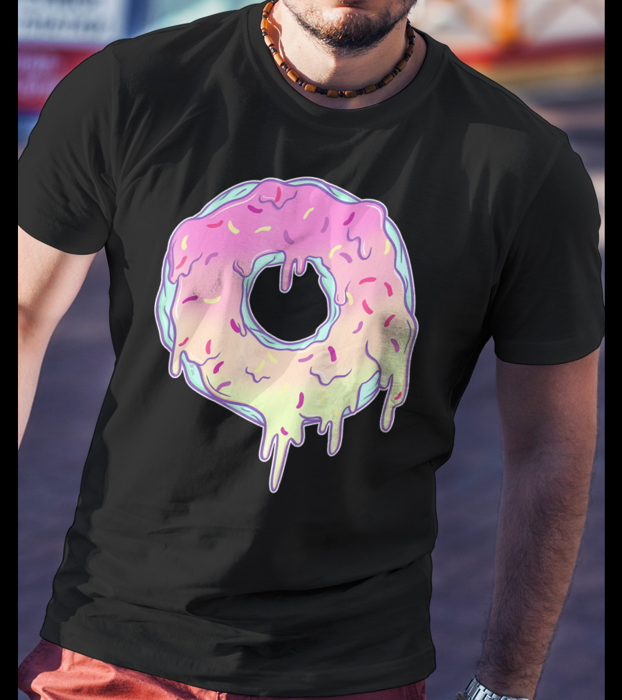 Dripping Pastel Donut Aesthetic Got T-Shirt