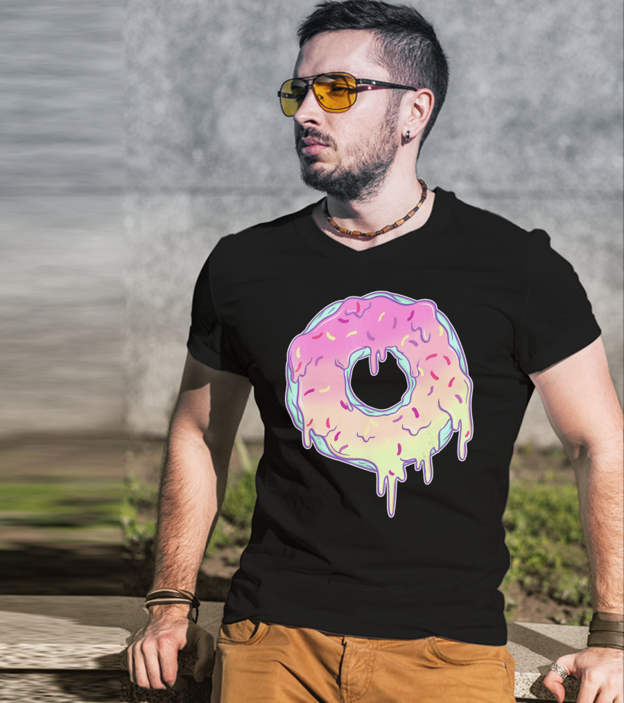 Dripping Pastel Donut Aesthetic Got T-Shirt