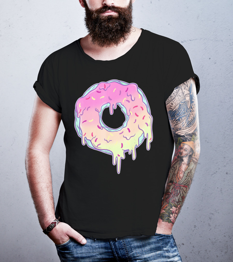 Dripping Pastel Donut Aesthetic Got T-Shirt