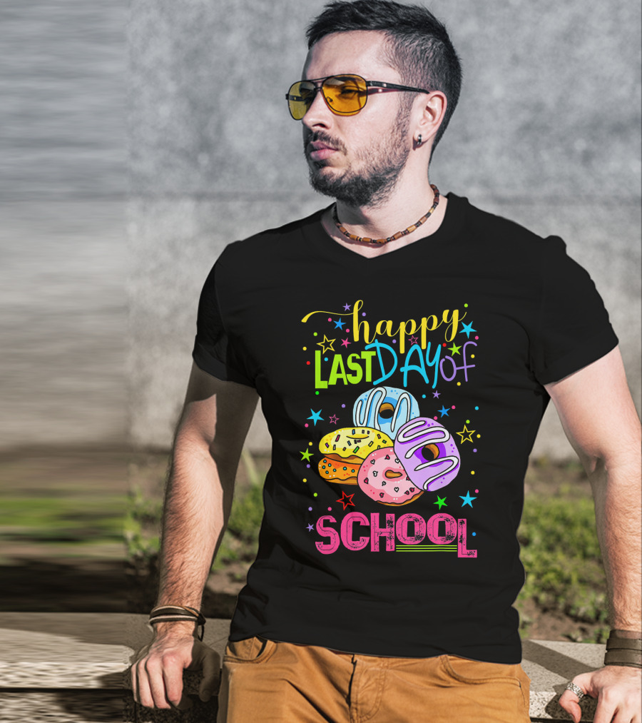 Happy Last Day Of School Donut T-Shirt